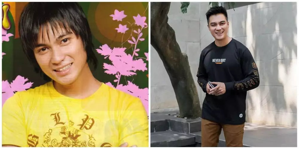 Potret dulu dan kini Baim Wong © Istimewa Potret dulu dan kini Baim Wong © Istimewa