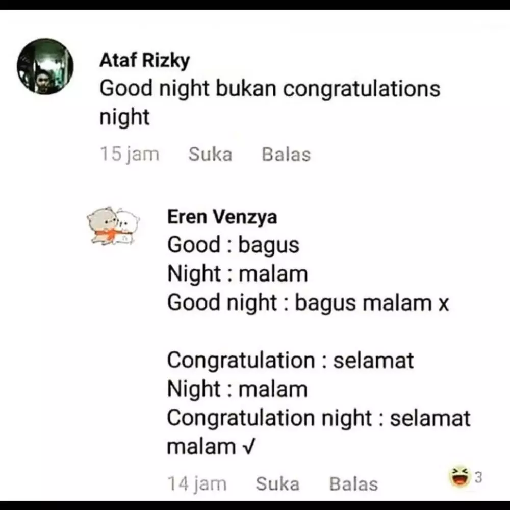 komentar di Facebook obrolannya lucu © 2021 instagram.com