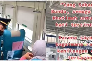 Ada penumpang menangis di kereta, aksi petugas KAI ini tuai pujian