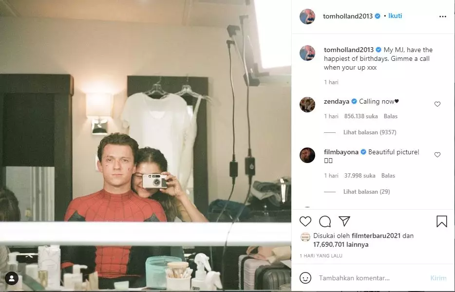 Fakta Tom Holland dan Zendaya kini pacaran berbagai sumber Fakta Tom Holland dan Zendaya kini pacaran berbagai sumber