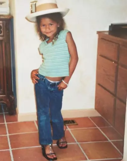 Potret masa kecil Zendaya Instagram/@zendaya