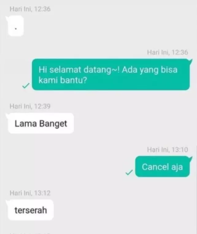 pembeli online shop susah dibilangin penjual © 2021 instagram.com