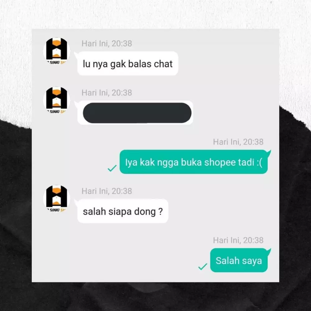 pembeli online shop susah dibilangin penjual © 2021 instagram.com