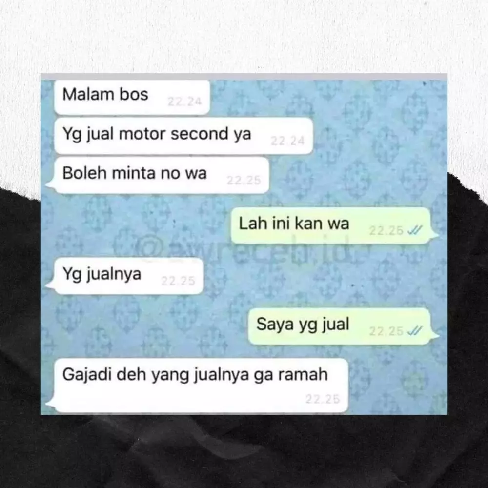 pembeli online shop susah dibilangin penjual © 2021 instagram.com