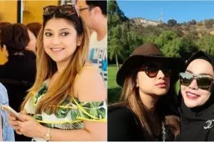 7 Potret kedekatan Medina Zein & Sarah Azhari, bagai saudara kandung