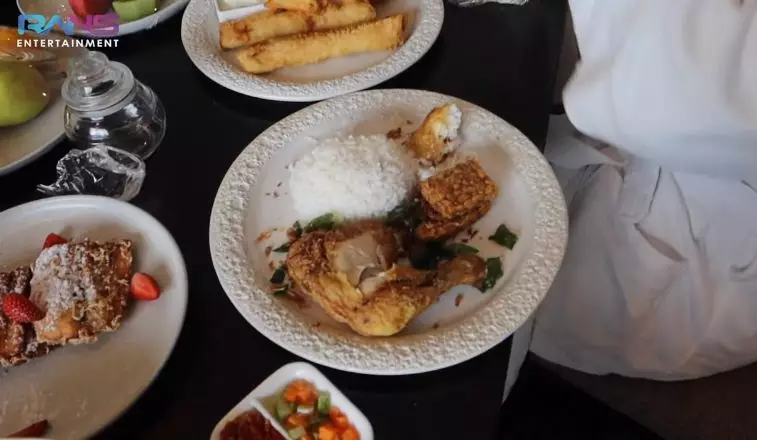 Menu makanan Nagita Slavina saat karantina © YouTube/Rans Entertainment