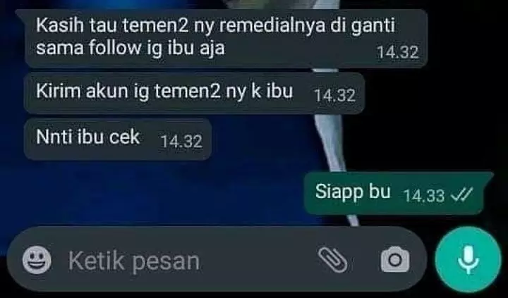 Chat lucu mahasiswa ke dosen Berbagai sumber 