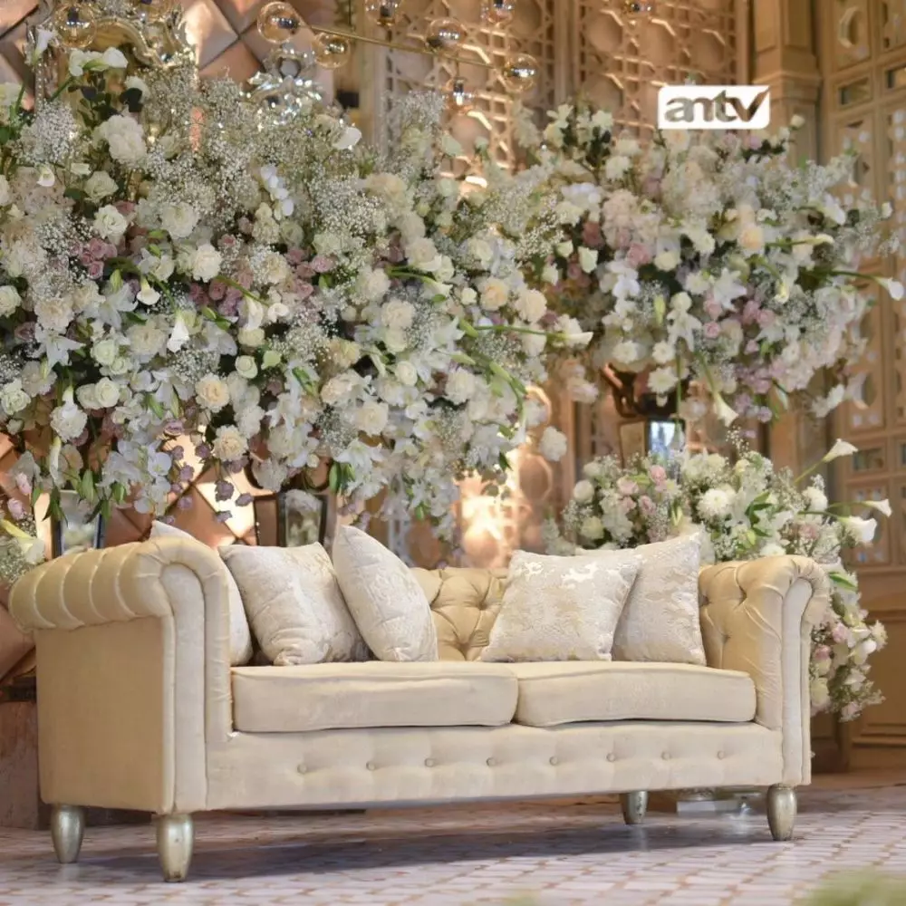 dekorasi malam ngunduh mantu lesty dan billar © instagram dekorasi malam ngunduh mantu lesty dan billar © instagram