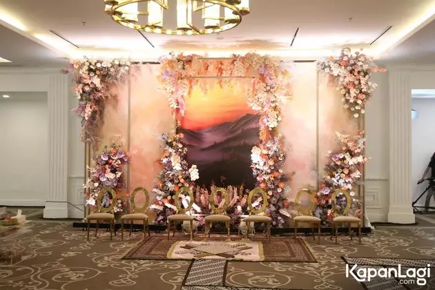 potret dekorasi rangkaian acara lesty billar © berbagai sumber