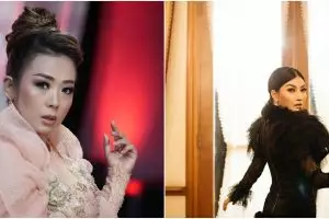 Foto 7 penyanyi cantik tidur di tempat tak biasa, Soimah pilih kebun