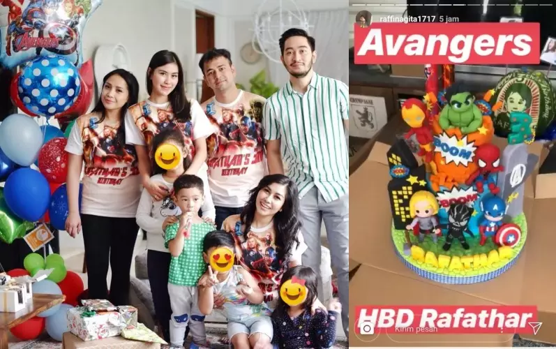 ultah anak seleb tema superhero dari berbagai sumber