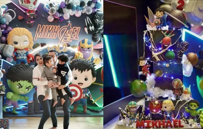 ultah anak seleb tema superhero dari berbagai sumber