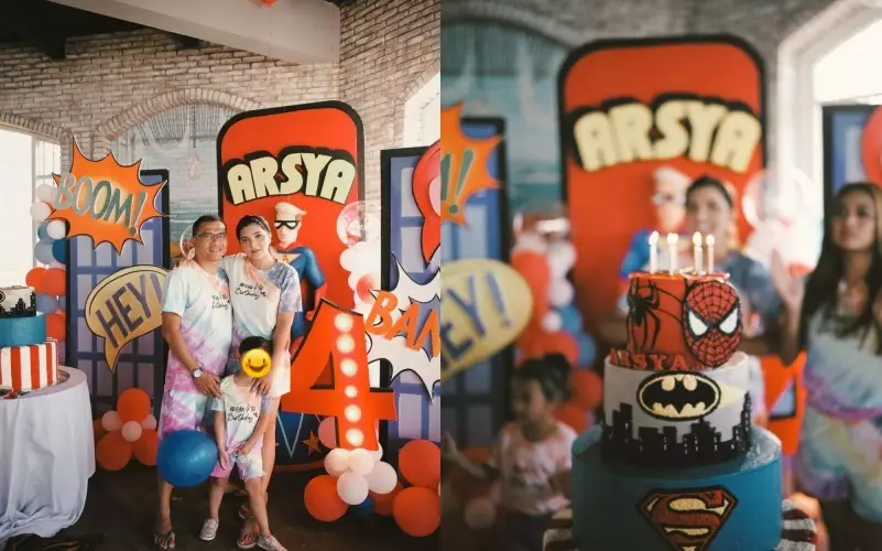 ultah anak seleb tema superhero dari berbagai sumber