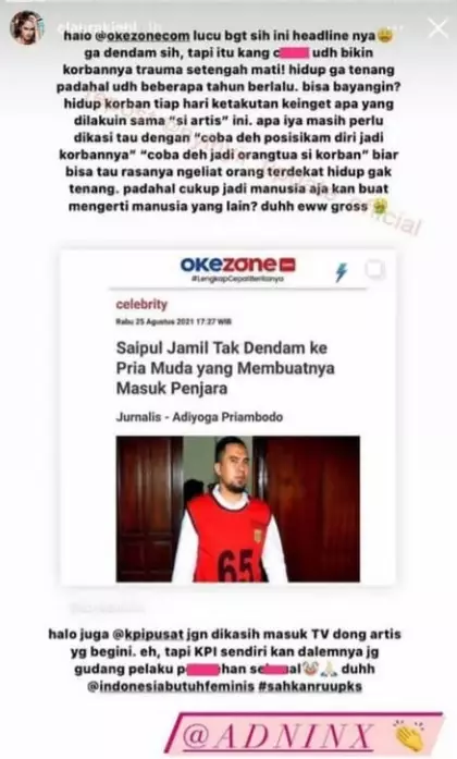 Seleb beri pesan menohok Berbagai sumber 