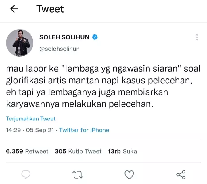 Seleb beri pesan menohok Berbagai sumber 