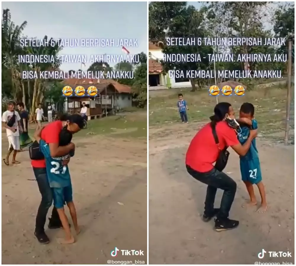 momen pertemuan ayah dan anak © 2021 TikTok momen pertemuan ayah dan anak © 2021 TikTok
