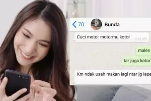 11 Chat lucu gara-gara melawan emak ini bikin tepuk jidat