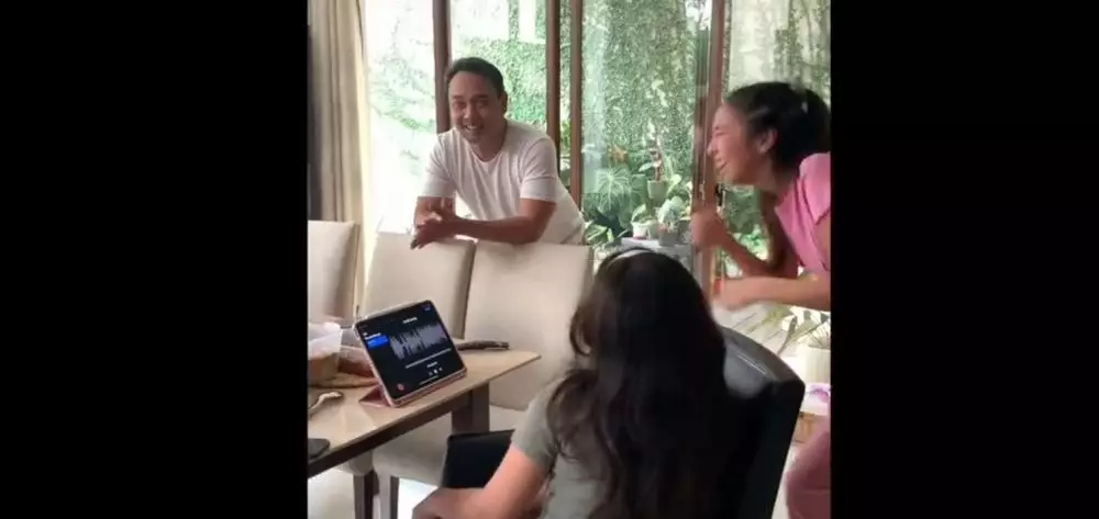 Momen perayaan ultah Bebi Romeo © Instagram/@bebi_romeo