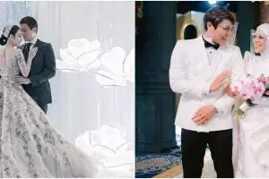 9 Seleb ini gelar resepsi lebih dari sekali, Lesty kental nuansa adat