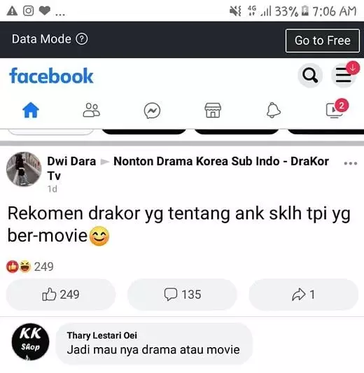 momen lucu waktu ngasih saran di Facebook © 2021 instagram.com