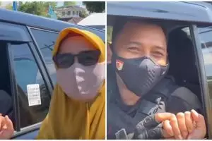 Momen bahagia Paspampres berjumpa sang ibu di jalan saat kawal Jokowi