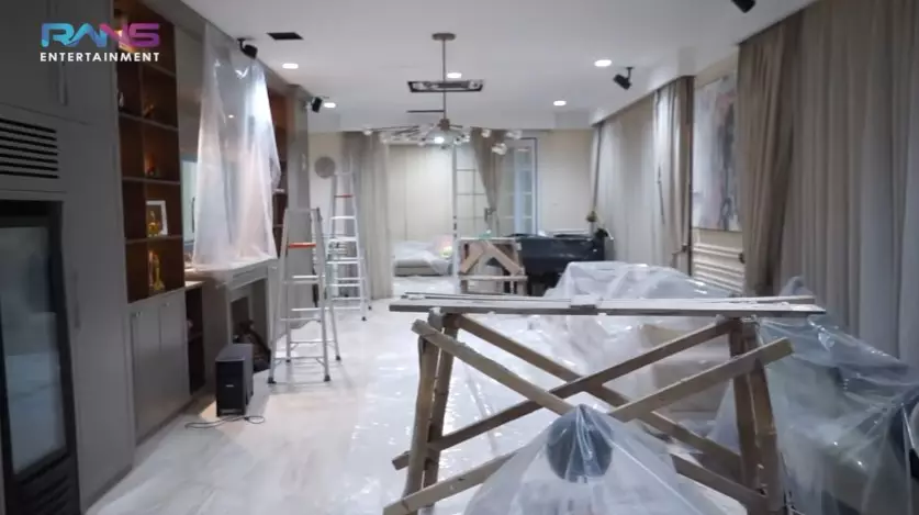 Potret rumah Raffi Nagita saat direnovasi Youtube/Rans Entertainment