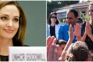 7 Aksi kemanusiaan Angelina Jolie, dirikan yayasan dan bantu pengungsi