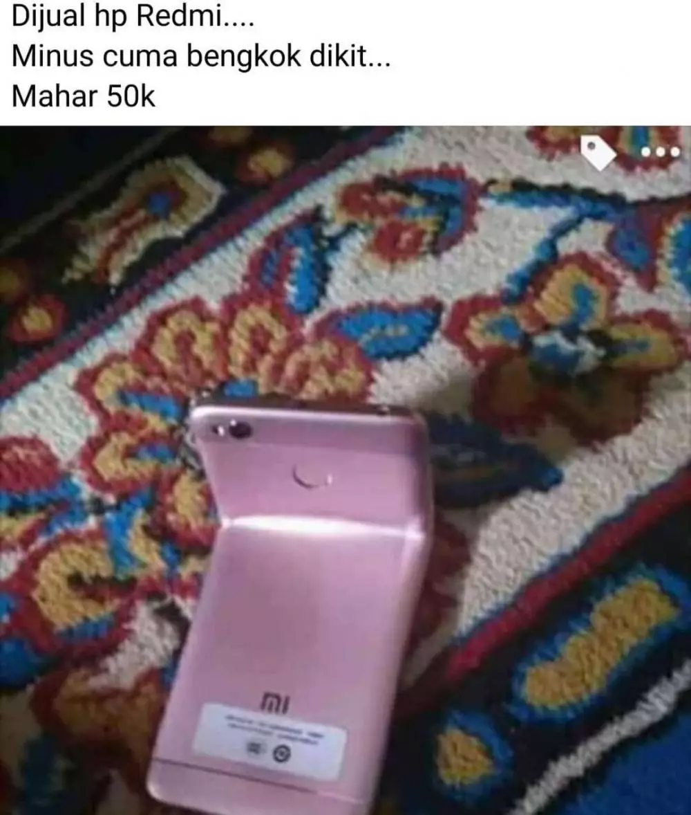 status jual barang rusak absurd banget © 2021 instagram.com