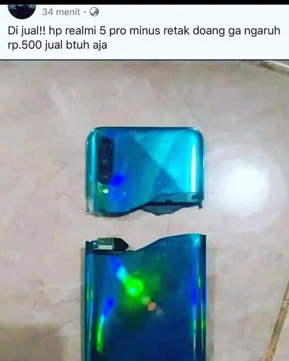 status jual barang rusak absurd banget © 2021 instagram.com