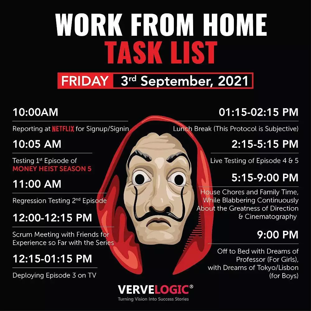 Euforia Money Heist Season 5 © Instagram