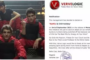 Demi Money Heist Season 5, kantor ini sampai liburkan karyawannya