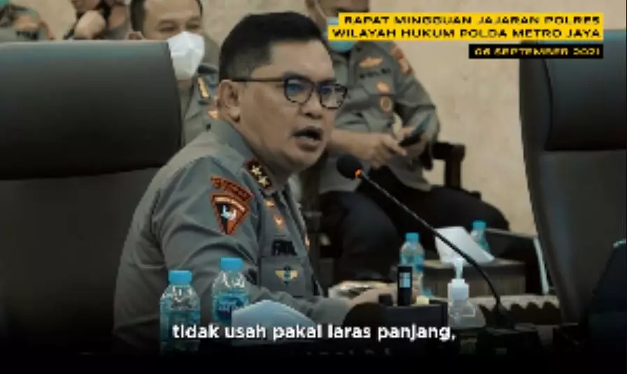 Kapolda Metro Jaya larang gagah-gagahan © 2021 brilio.net