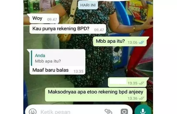 chat gara-gara singkatan jadinya gagal paham © 2021 instagram.com