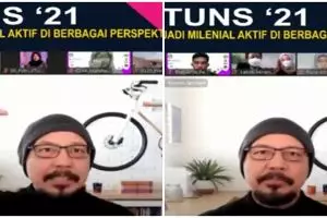Misteri suara wanita nangis di webinar Andy F Noya, bikin semua hening