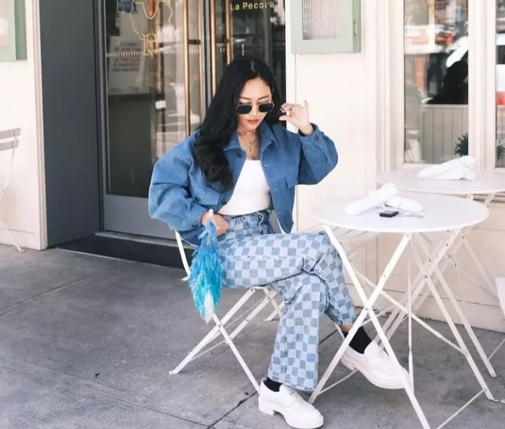 gaya rachel Vennya selama di New Yorks Instagram/@rachelvennya