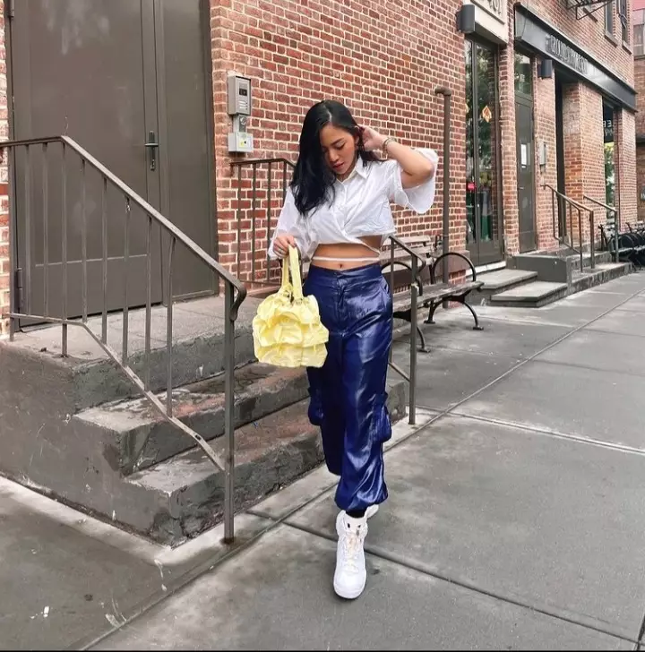 gaya rachel Vennya selama di New Yorks Instagram/@rachelvennya
