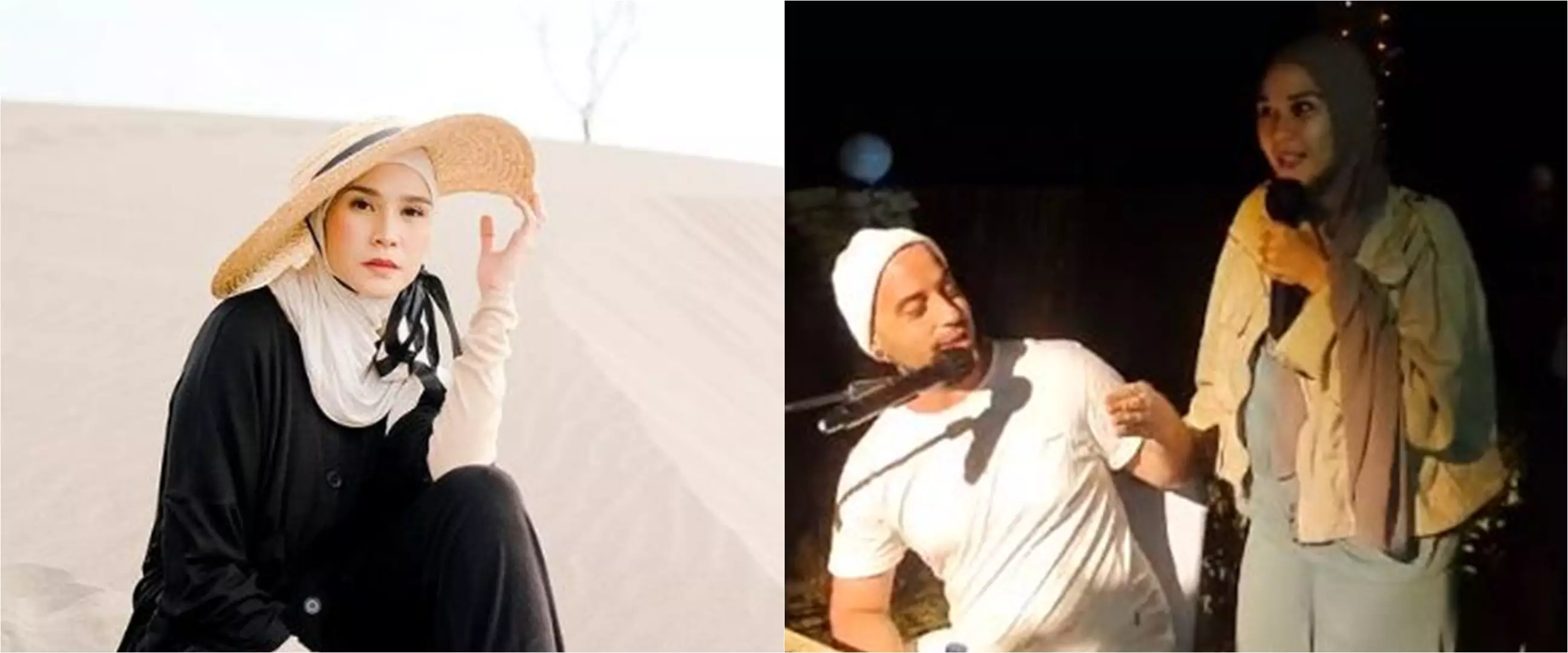 Rayakan ultah bareng Dave The Moffatts, Zaskia Mecca susah move on