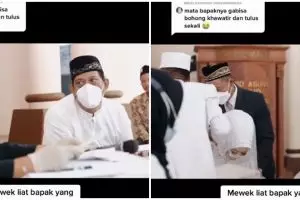 8 Tahun terpisah, sikap bapak saat anaknya menikah ini bikin terenyuh