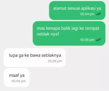 pesan makanan di ojek online endingnya kocak © 2021 instagram.com pesan makanan di ojek online endingnya kocak © 2021 instagram.com