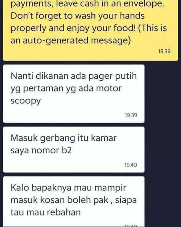 pesan makanan di ojek online endingnya kocak © 2021 instagram.com pesan makanan di ojek online endingnya kocak © 2021 instagram.com