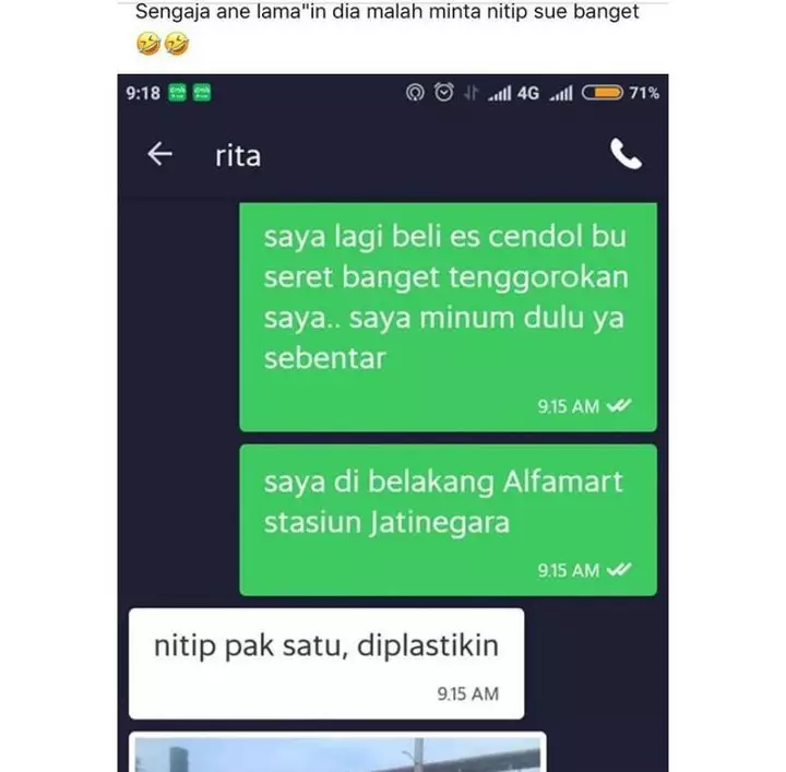 pesan makanan di ojek online endingnya kocak © 2021 instagram.com pesan makanan di ojek online endingnya kocak © 2021 instagram.com