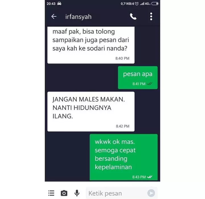pesan makanan di ojek online endingnya kocak © 2021 instagram.com pesan makanan di ojek online endingnya kocak © 2021 instagram.com