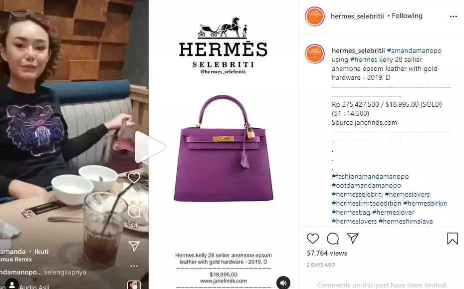 wajah Amanda Manopo dinilai tua Instagram wajah Amanda Manopo dinilai tua Instagram