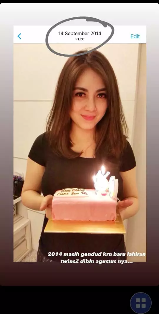 Dhena Devanka kenang momen ultah  Instagram/@dhenafrizzy Dhena Devanka kenang momen ultah  Instagram/@dhenafrizzy