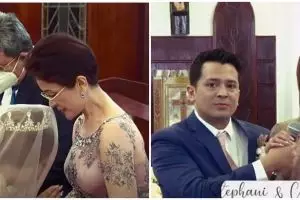 9 Potret pemberkatan pernikahan Catra Felder, anak Minati Atmanagara