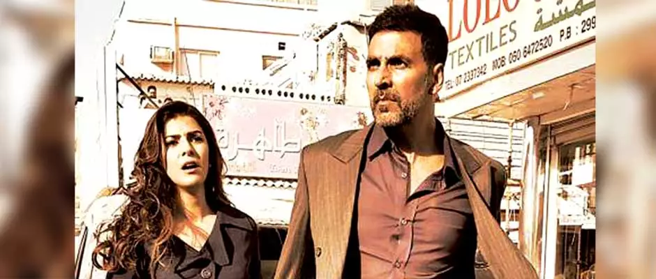 Pasangan Akshay Kumar di film © 2021 brilio.net Pasangan Akshay Kumar di film © 2021 brilio.net