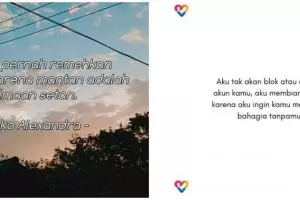 101 Kata-kata quote untuk mantan pacar, baper dan bermakna mendalam
