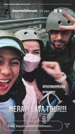 potret dave dan zaskia © 2021 Instagram