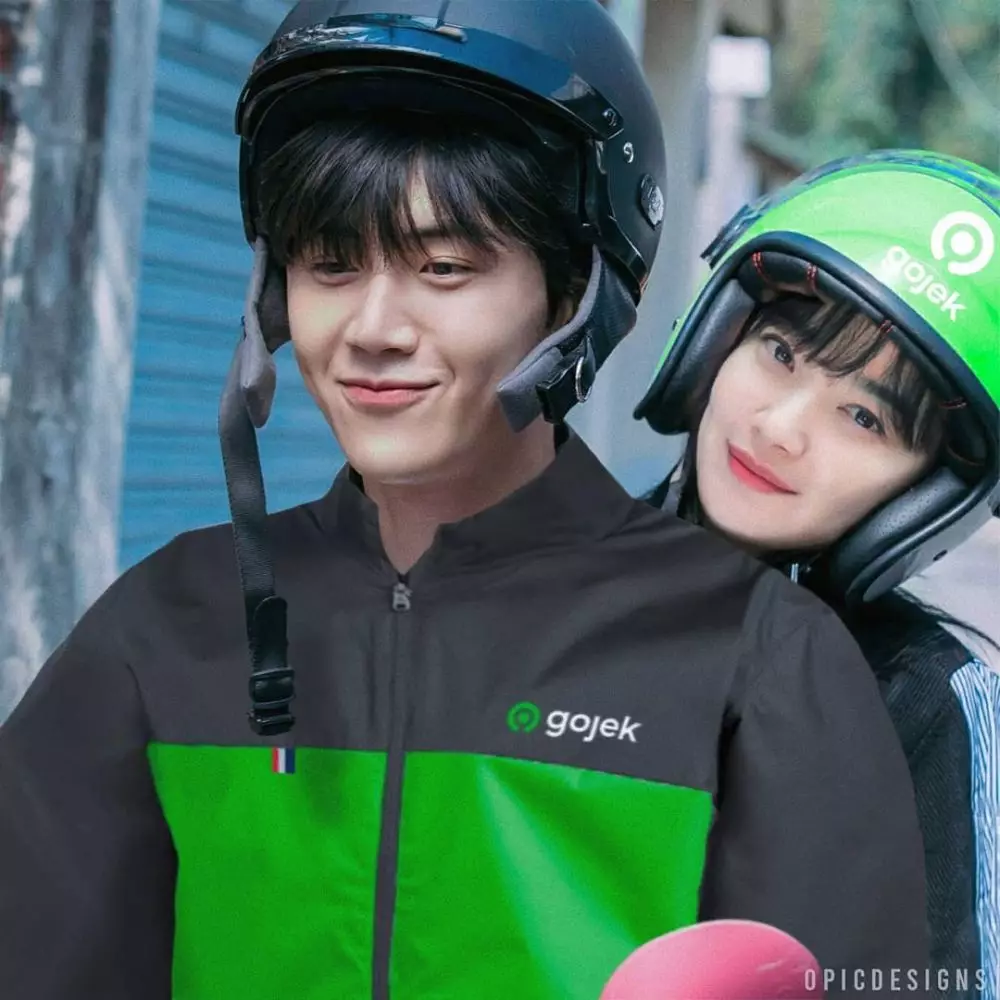 editan foto Kim Seon-ho pakai baju profesi berbagai sumber