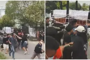 Viral warga gotong peti jenazah sambil berjoget, ternyata tradisi
